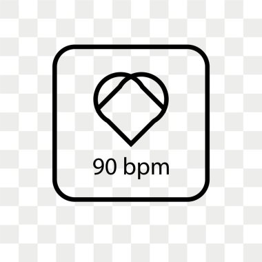 Saydam arka plan üzerinde Beat logosu d izole vektör simge yendi