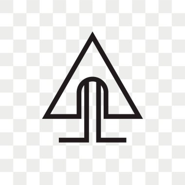 Yukarı ok vektör simgesi arro kadar şeffaf arka plan üzerinde izole