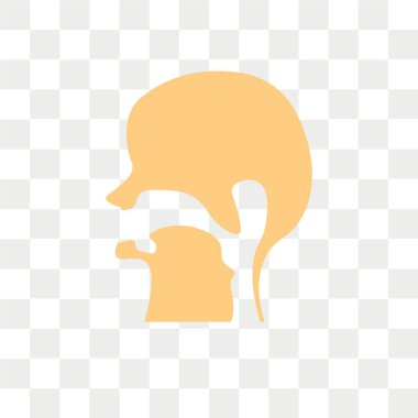 Saydam arka plan üzerinde yutak izole yutak vektör simgesi 