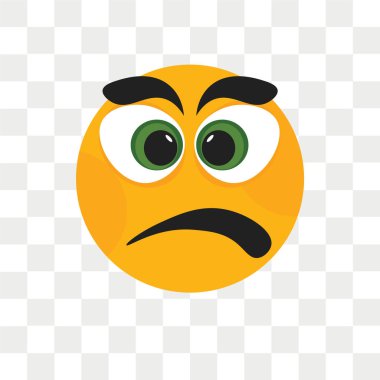 Saydam arka plan üzerinde mutlu izole mutlu gülümseme vektör simgesi