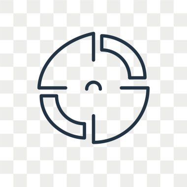 Saydam arka plan üzerinde pasta grafik logo tasarımı izole pasta grafiği vektör simgesi