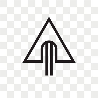 Yukarı ok vektör simgesi arro kadar şeffaf arka plan üzerinde izole