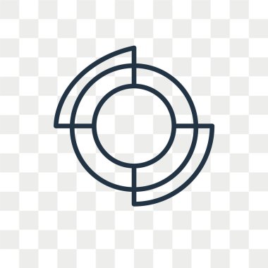 Saydam arka plan üzerinde pasta grafik logo tasarımı izole pasta grafiği vektör simgesi