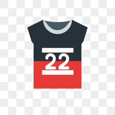 Saydam arka plan üzerinde Tshirt lo izole Tshirt vektör simgesi