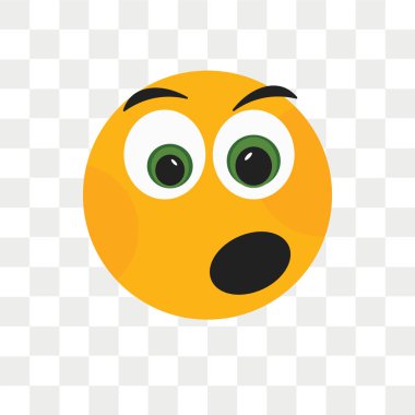 İzole şeffaf arka plan, Wink wink gülümseme vektör simgesi 