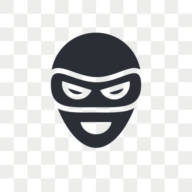 şeffaf arka plan, maske logosu d izole maske vektör simgesi