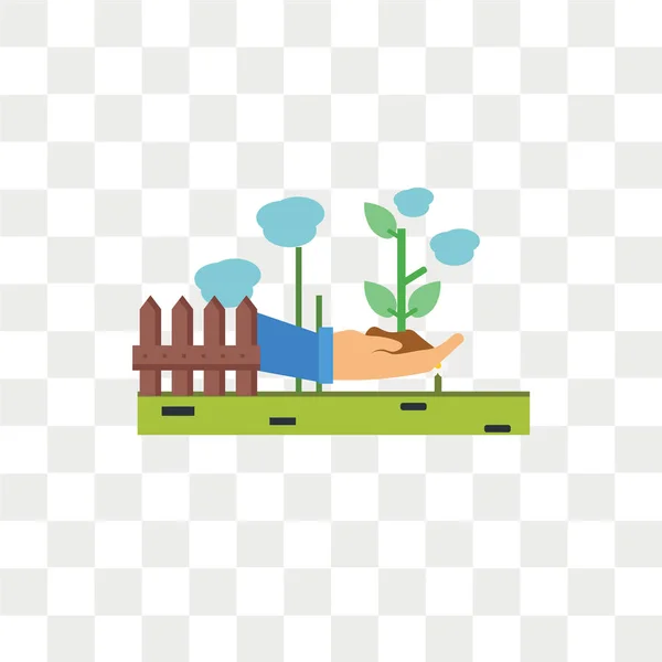 Sprout icono vectorial aislado sobre fondo transparente, Sprout lo — Archivo Imágenes Vectoriales