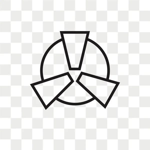 透明な背景、有毒なロゴに分離された有毒なベクトルのアイコン — ストックベクタ