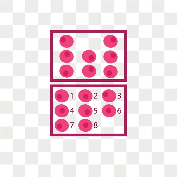 Vector ikonen isolerad på transparent bakgrund, Logotypdesign — Stock vektor
