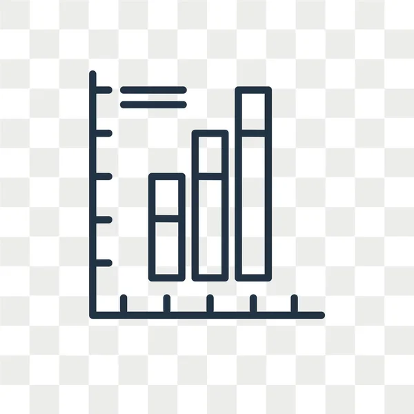 Icône vectorielle analytique isolée sur fond transparent, Conception de logo analytique — Image vectorielle