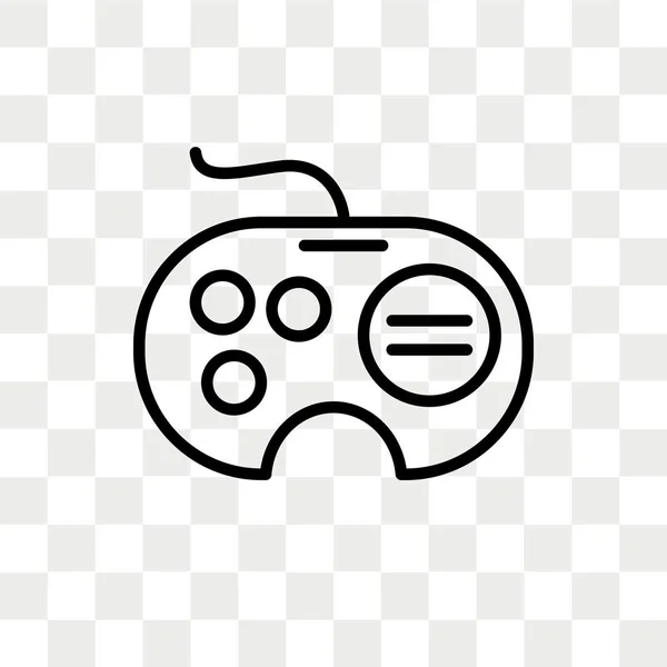 Sega Gamepad vector icon isolated on transparent background, Sega Gamepad logo design — Stock Vector