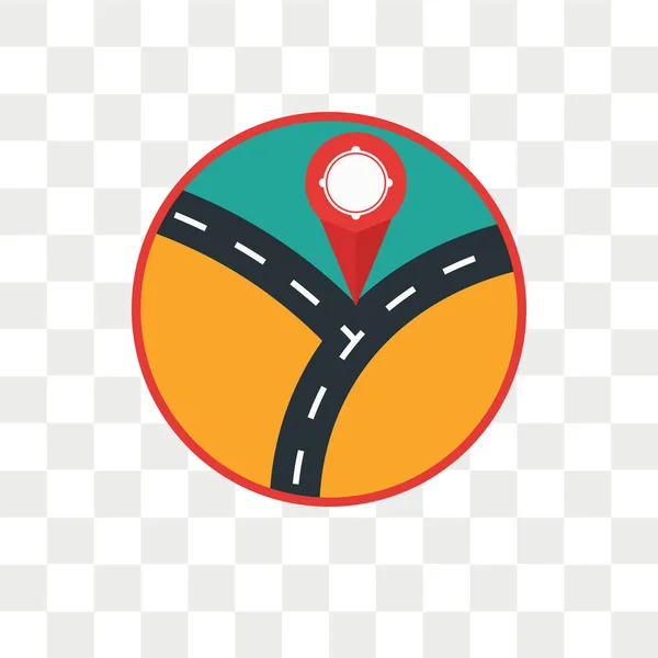 Gps icono vectorial aislado sobre fondo transparente, Gps logo des — Vector de stock