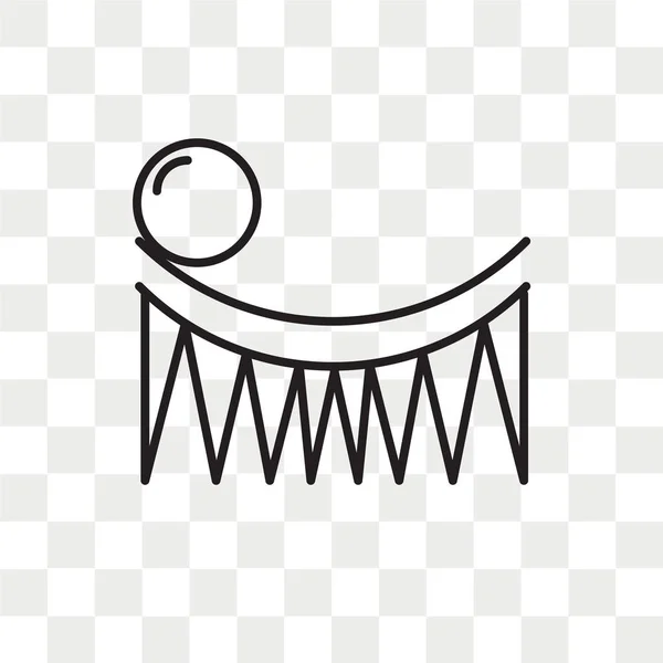 Βρόχο εικονίδιο του φορέα που απομονώνονται σε διαφανές φόντο, βρόχο λογότυπο d — Διανυσματικό Αρχείο