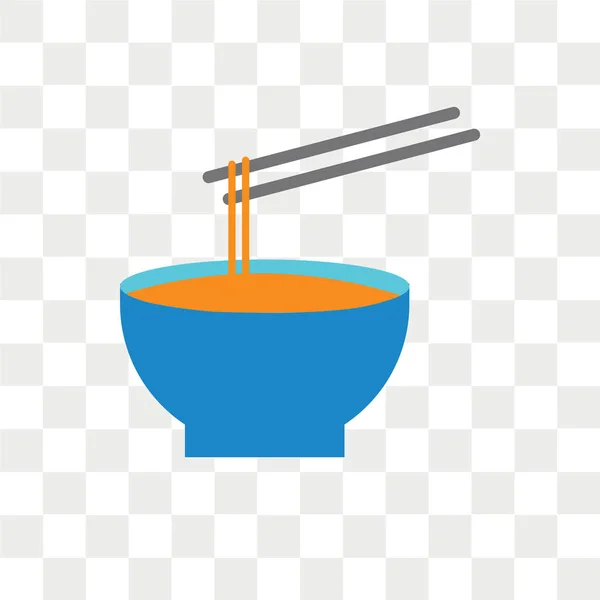 Ramen vektorové ikony izolované na průhledné pozadí, Ramen logo — Stockový vektor