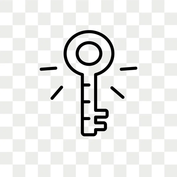 Idén vektor ikonen isolerad på transparent bakgrund, idé Logotypdesign — Stock vektor