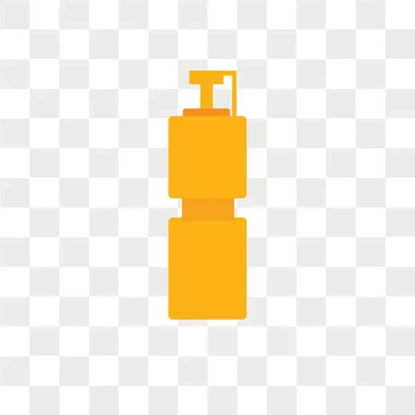 Icona del vettore bottiglia isolata su sfondo trasparente, Bottiglia lo — Vettoriale Stock