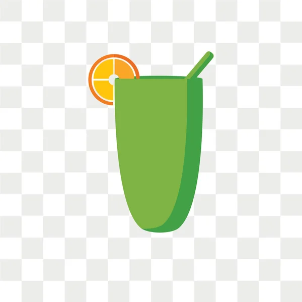 Juice vektor ikon elszigetelt átlátszó háttér, Juice logó — Stock Vector