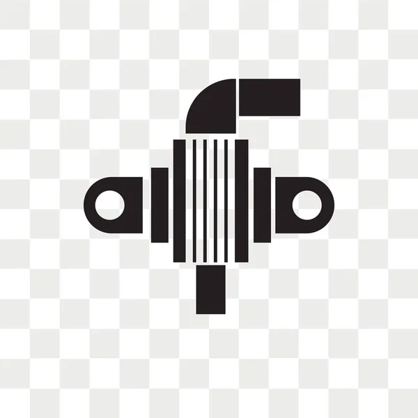 Векторные части автомобиля иконка изолированы на прозрачном фоне, автомобиль па — стоковый вектор