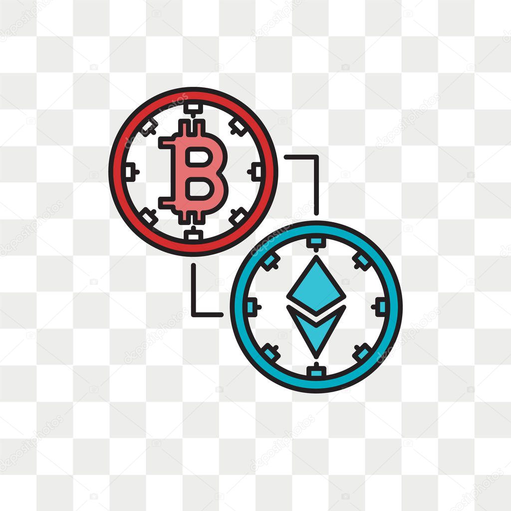 Blockchain Vector Icon Isolated On Transparent Background Blockchain Logo Concept Premium Vector In Adobe Illustrator Ai Ai Format Encapsulated Postscript Eps Eps Format