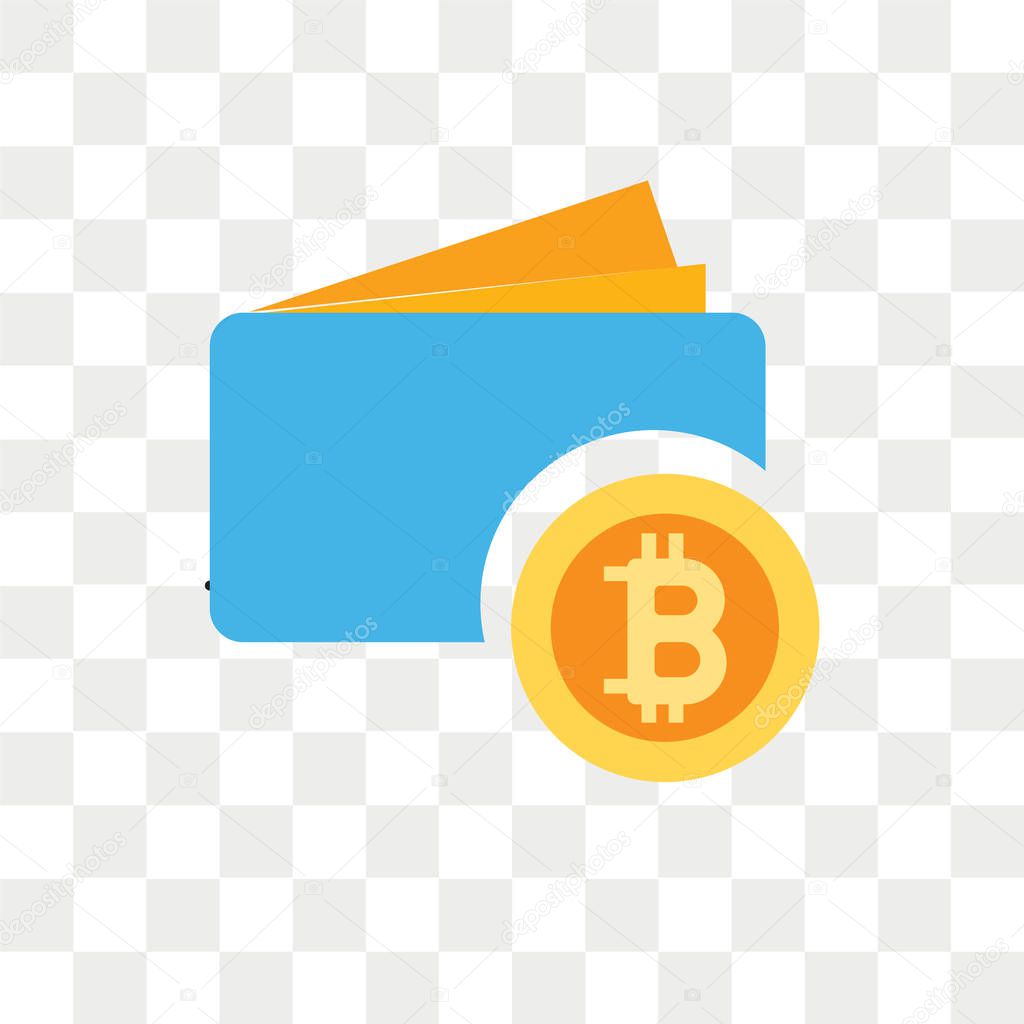 Blockchain vector icon isolated on transparent background, Block