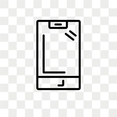 Büyük ekran ipad vektör simge şeffaf arka plan üzerinde büyük ekran ipad logo tasarımı izole