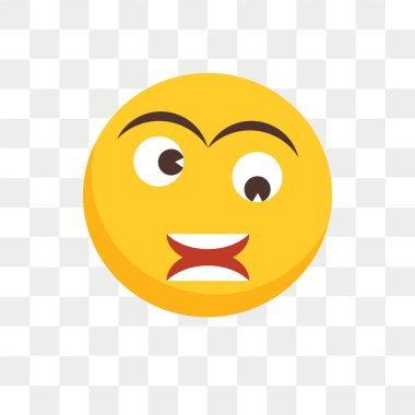 Saydam arka plan üzerinde çirkin logo tasarımı izole çirkin vektör simgesi