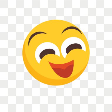 Surprised vektör simgesi üzerinde şeffaf arka plan izole, logo tasarımı şaşırttı