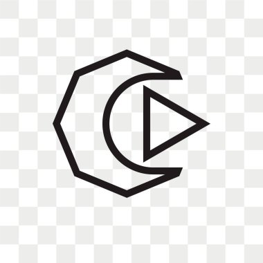 Saydam arka plan üzerinde Righ izole sağ ok vektör simgesi