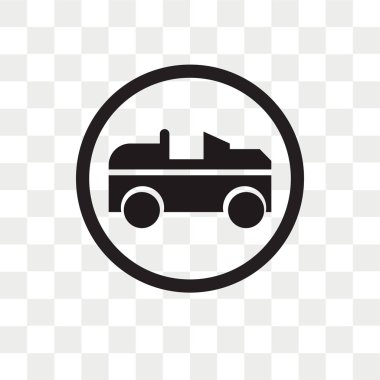 Saydam arka plan üzerinde Jeep logosu d izole Jeep vektör simgesi