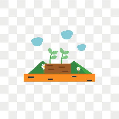 Saydam arka plan üzerinde filiz lo izole vektör simge filiz