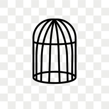 Saydam arka plan üzerinde kafes logo tasarımı izole kafes vektör simgesi