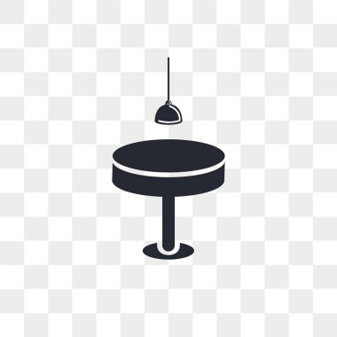 Saydam arka plan üzerinde Elegant izole zarif vektör simgesi 