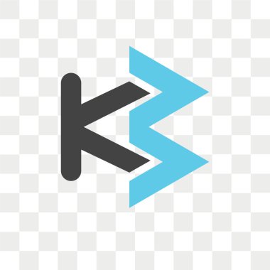 Saydam arka plan üzerinde Righ izole sağ ok vektör simgesi