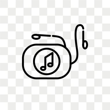 Saydam arka plan üzerinde büyük ipod logo tasarımı izole büyük ipod vektör simgesi