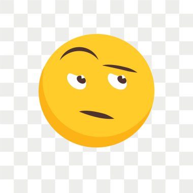 Saydam arka plan üzerinde şüpheli logo tasarımı izole şüpheli vektör simgesi