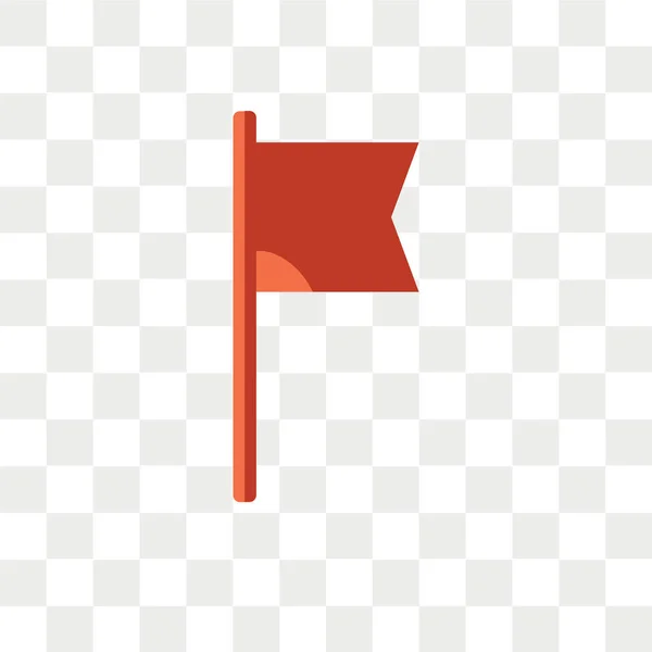 Значок вектора флага изолирован на прозрачном фоне, логотип флага d — стоковый вектор