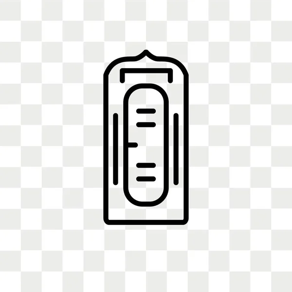 Saydam arka plan üzerinde kapıları logo tasarımı izole kapı vektör simgesi — Stok Vektör