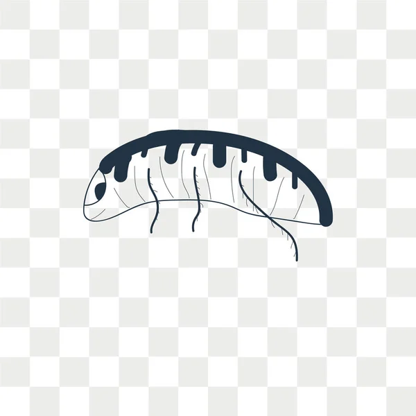 Icône vectorielle araignée isolée sur fond transparent, conception logo araignée — Image vectorielle
