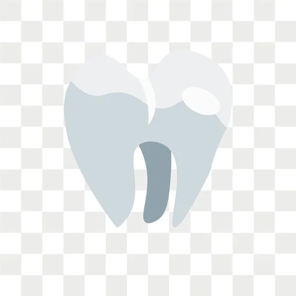 Icono de vector molar aislado sobre fondo transparente, logotipo molar — Archivo Imágenes Vectoriales