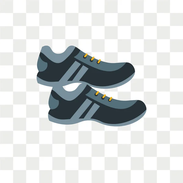 Sneaker vektor ikonen isolerad på transparent bakgrund, Sneaker — Stock vektor