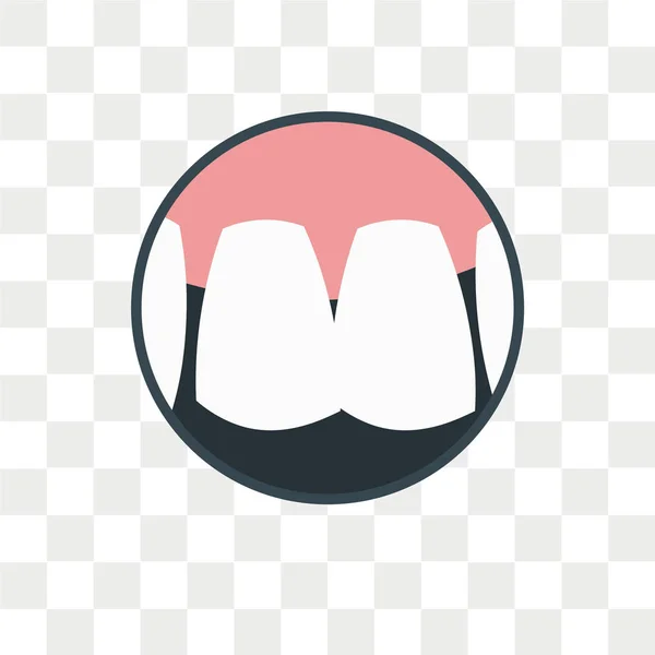 Molar vector icon isolated on transparent background, Molar logo — Stock Vector
