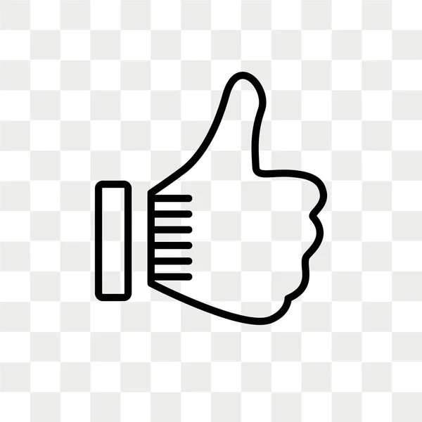 Hand-Vektor-Symbol isoliert auf transparentem Hintergrund, Hand-Logo-Design — Stockvektor