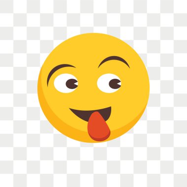 Saydam arka plan üzerinde dil logo tasarımı izole dil vektör simgesi