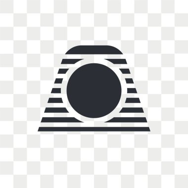 Saydam arka plan üzerinde Firavun izole Firavun vektör simgesi 