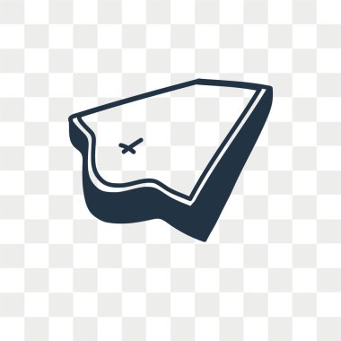 Saydam arka plan üzerinde tabut lo izole tabut vektör simgesi