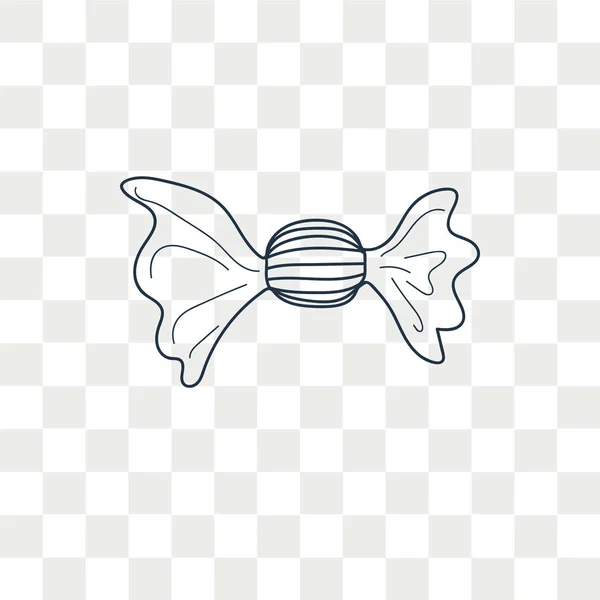 Векторна піктограма цукерок ізольована на прозорому фоні, логотип цукерок — стоковий вектор