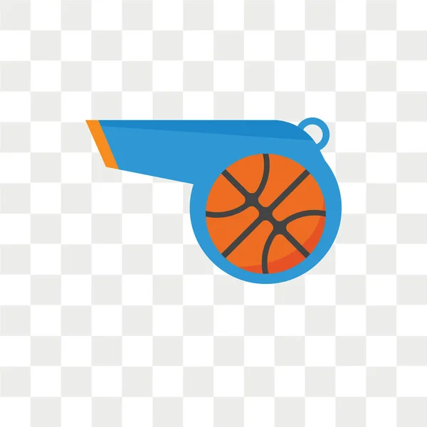 Icono del vector baloncesto aislado sobre fondo transparente, Baske — Archivo Imágenes Vectoriales