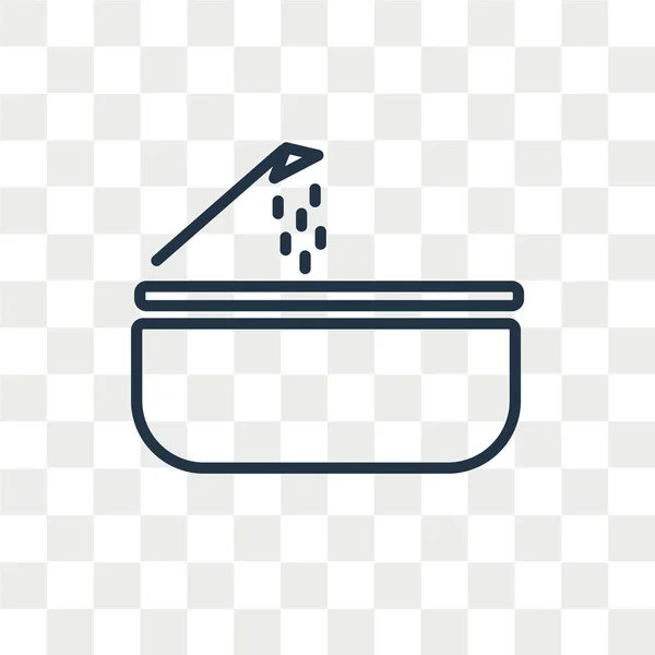 Icono de vector de baño aislado sobre fondo transparente, diseño del logotipo de baño — Vector de stock