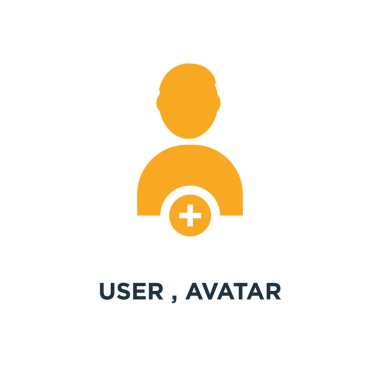 Kullanıcı, avatar silueti, sosyal bir simge. üye işareti kavramı sembol tasarımı, vektör çizim