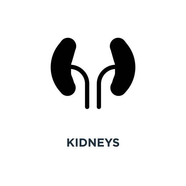 Het Pictogram Van Nieren Eenvoudig Element Met Illustratie Nieren Concept — Stockvector